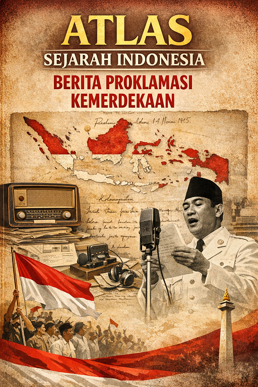 Atlas Sejarah Indonesia – Berita Proklamasi Kemerdekaan