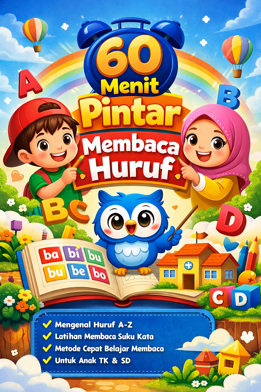 60 Menit Pintar Membaca Hurup